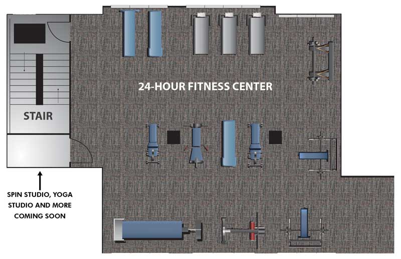 Clubhouse 24-Hour Fitness Center