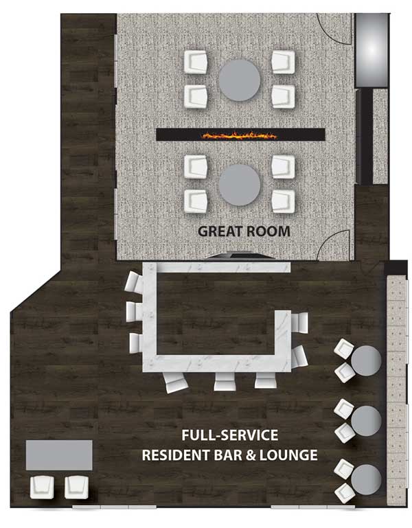 Clubhouse Great Room / Bar & Lounge